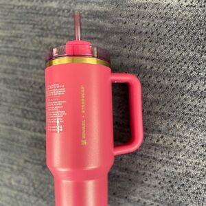 ⭐️Stanley/Starbucks⭐️Berry Glitter Pink 40 oz Tumbler 2024🔥Ready to ship🔥